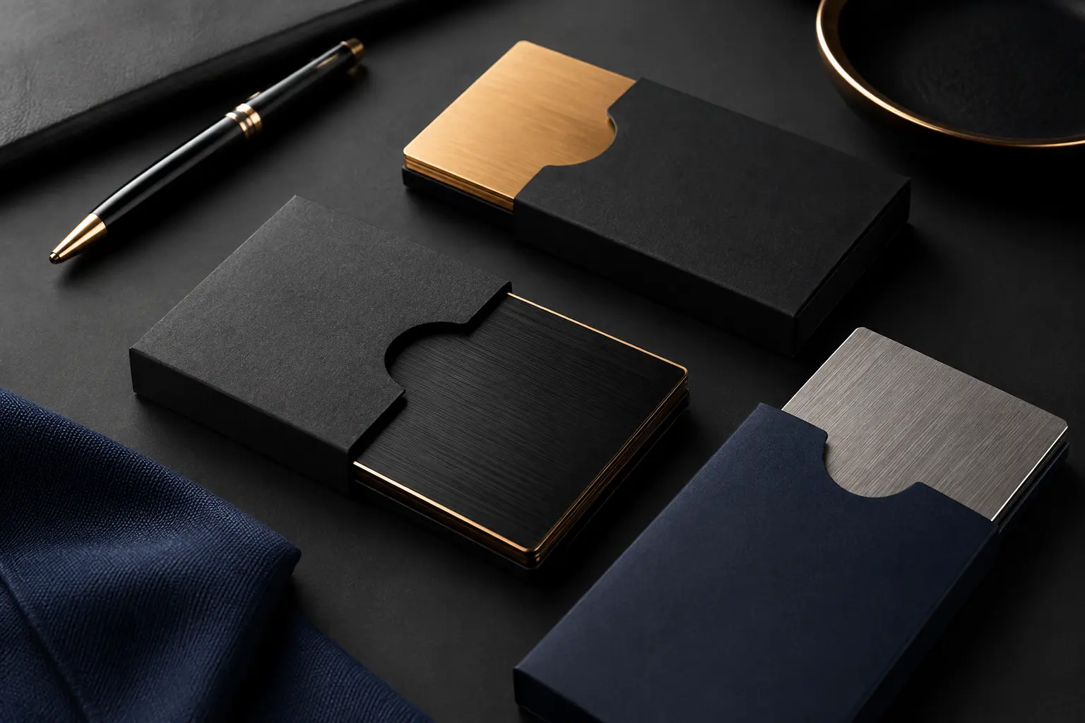 premium business card sleeve