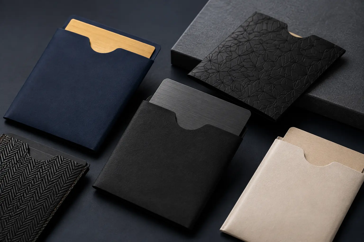 custom business card sleeve